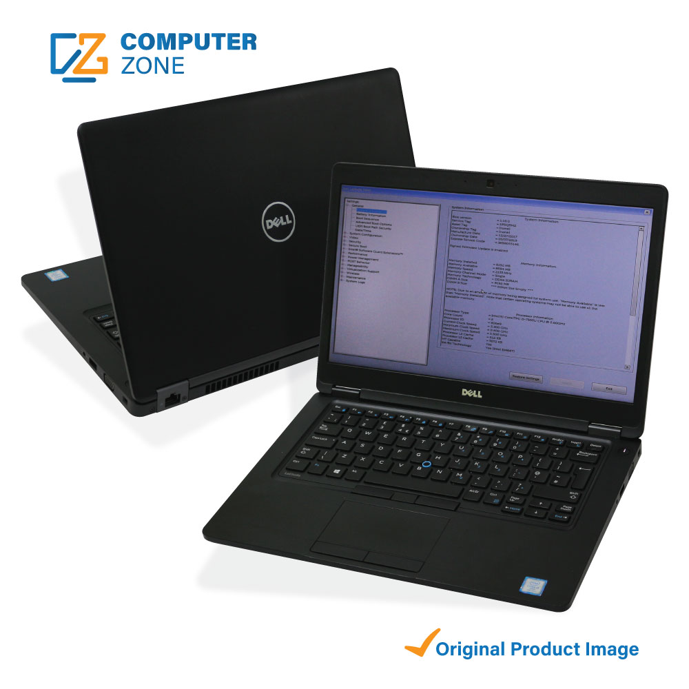 Dell Latitude 5480, 6th Gen Core i5 Processor, 8GB RAM, 256GB SSD, 14″ FHD Display