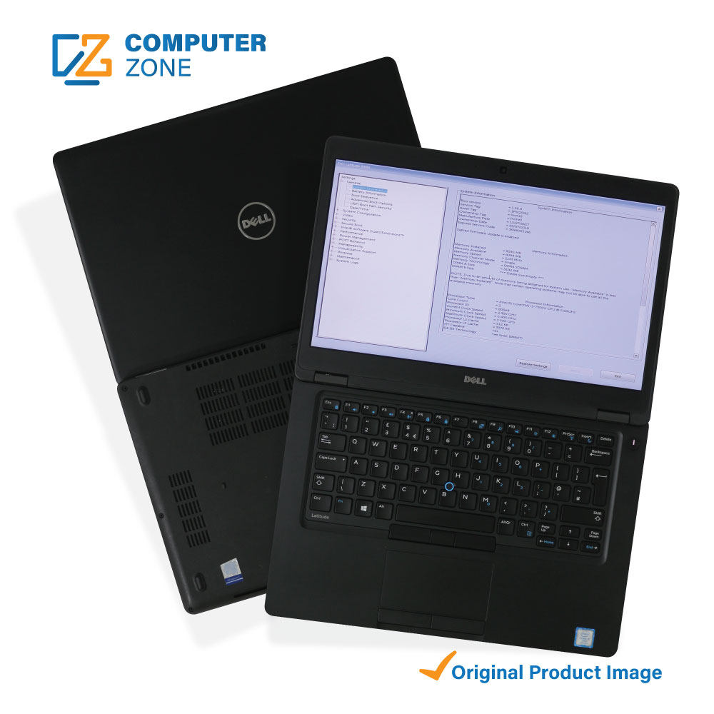 Dell Latitude 5480, Intel Core i5 7th Gen, RAM 8GB DDR4, 256GB SSD Storage, 14″ FHD Display
