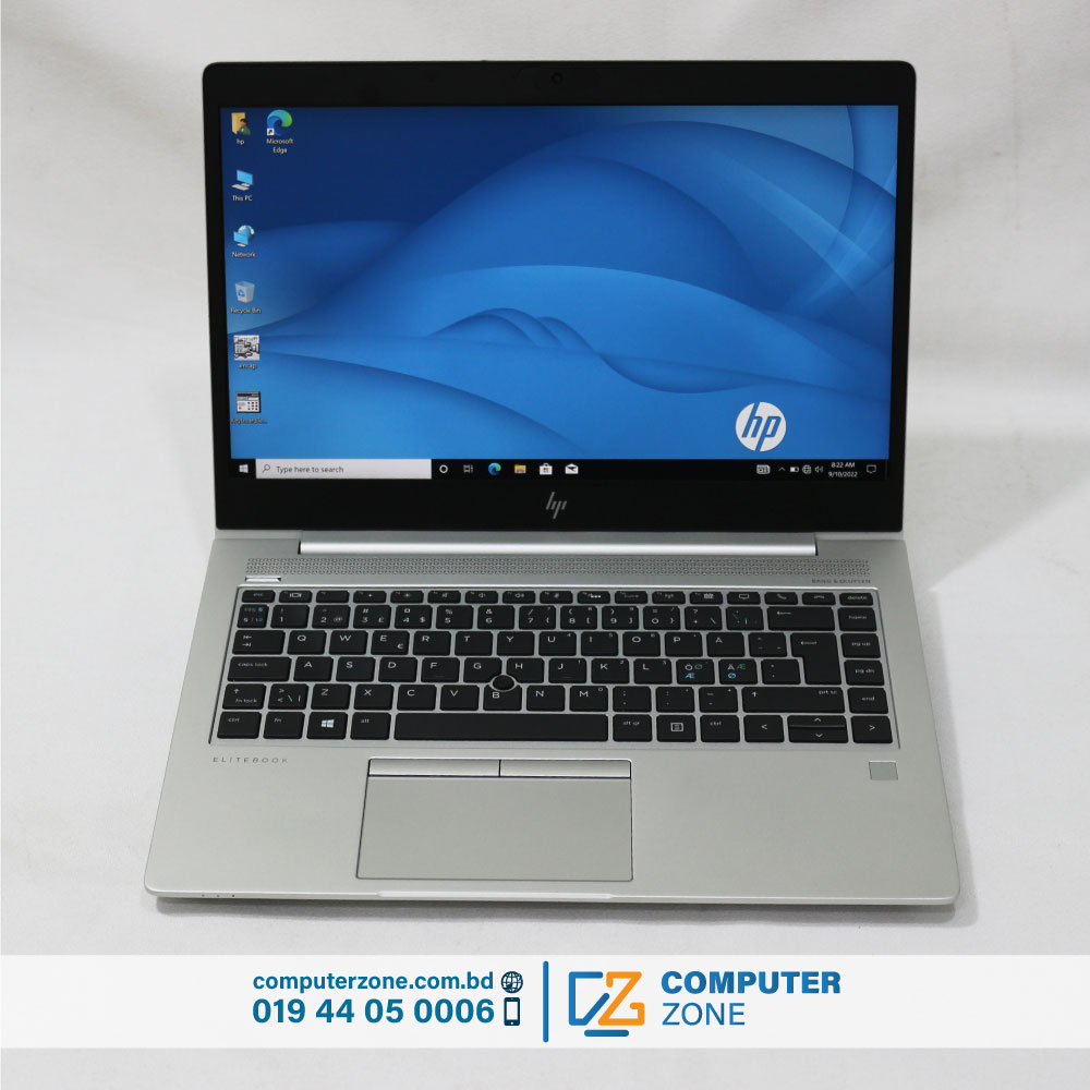 HP EliteBook 745 G6, AMD Ryzen 5 3500U Processor, 8GB DDR4 RAM, 256GB SSD Storage, 14 Inch FHD Display