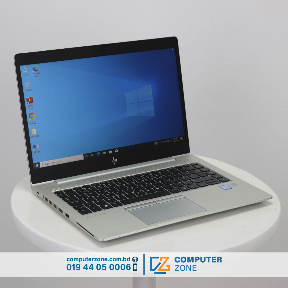 HP EliteBook 840 G6, 8th Gen Core i5 Processor, 8GB RAM, 256GB SSD, Radeon RX 550 2GB GDDR5 GPU, 14″ FHD Display