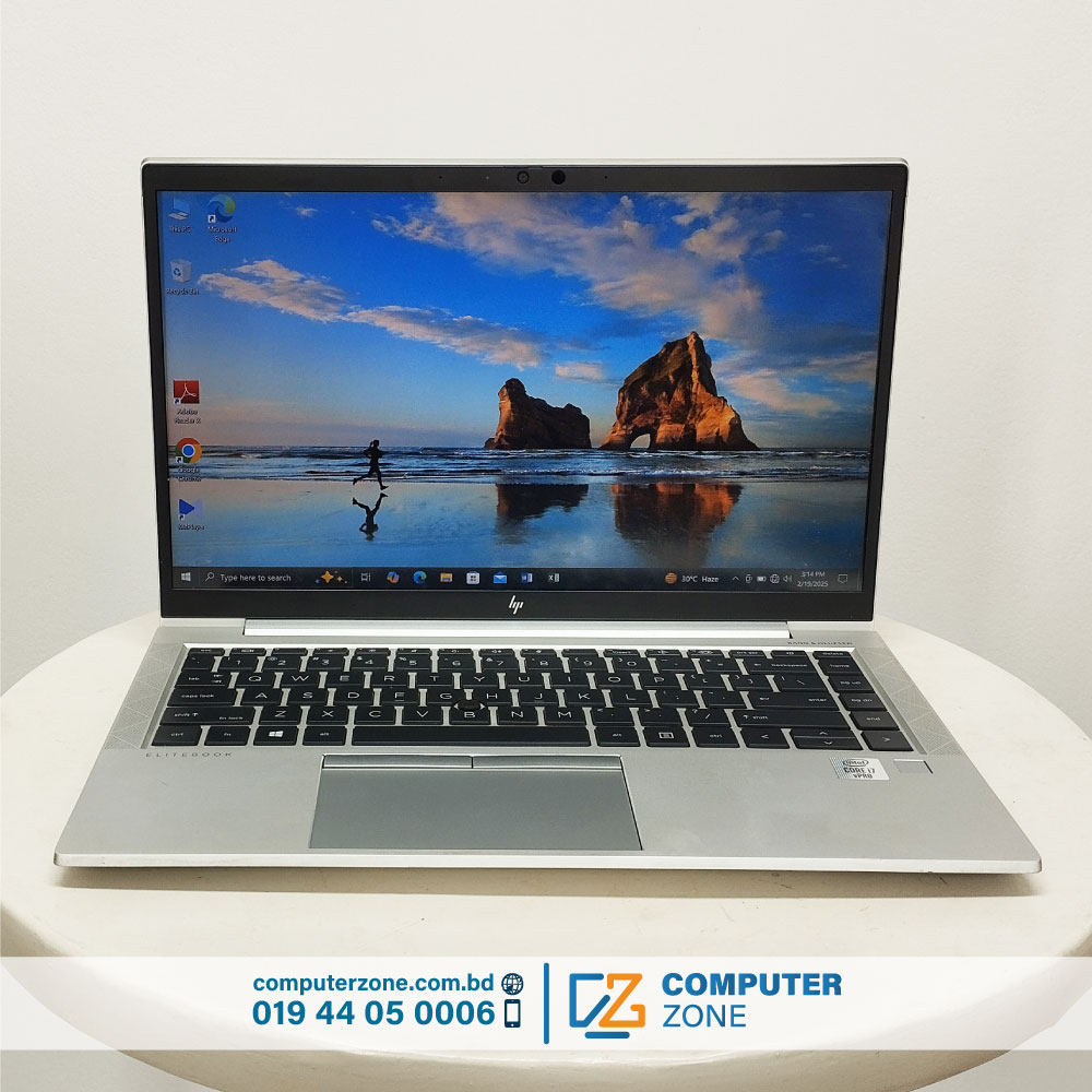 HP EliteBook 845 G8, AMD Ryzen 5 PRO 5650U Processor, 16GB RAM, 256GB SSD, 14″ FHD Display