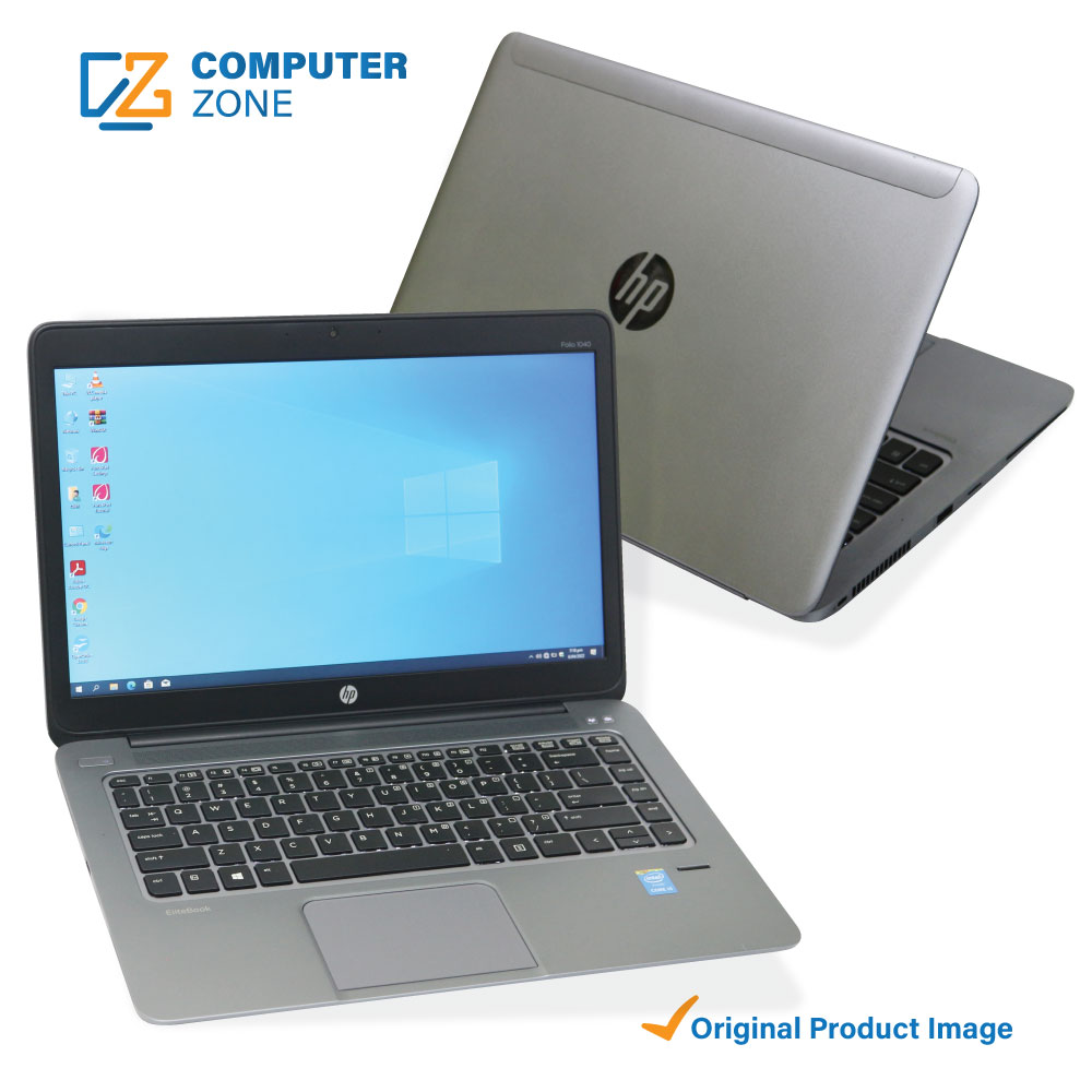 HP EliteBook Folio 1040 G2, 5th Gen Core i5 Processor, 8GB DDR3L RAM, 128GB SSD, 14″ FHD Display