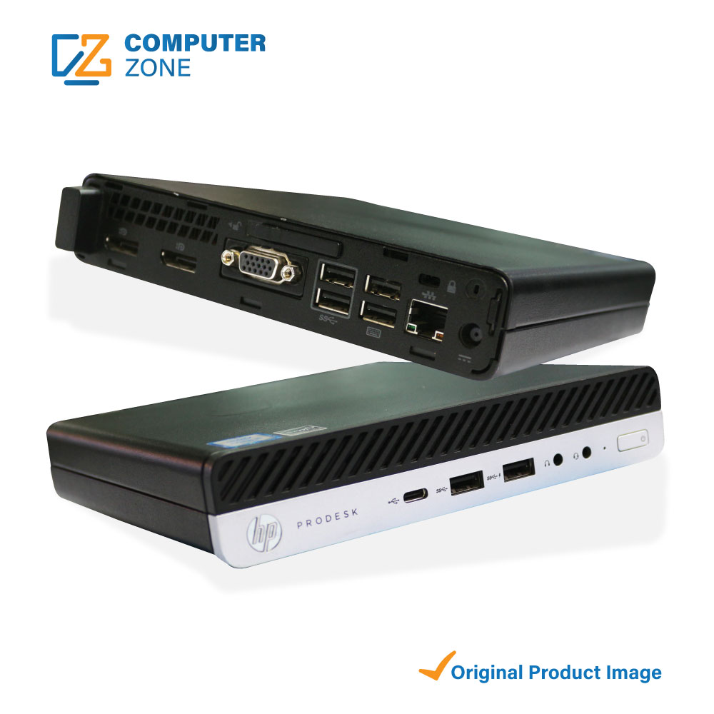 HP ProDesk 600 G4 Desktop Mini, 8th Gen Core i5 Processor, 8GB RAM, 256GB SSD
