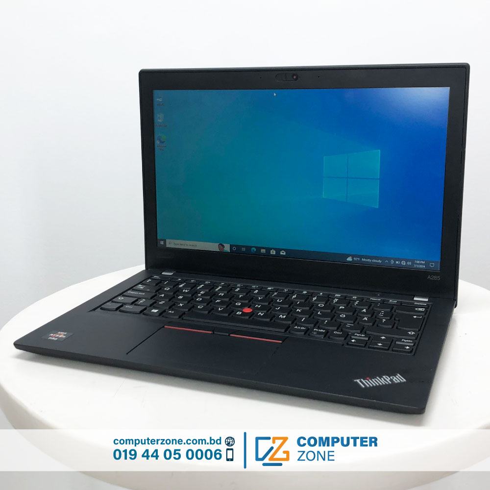 Lenovo ThinkPad A285, Ryzen 5 PRO 2500U, 8GB DDR4 RAM, 256GB SSD, 12.5" FHD Display