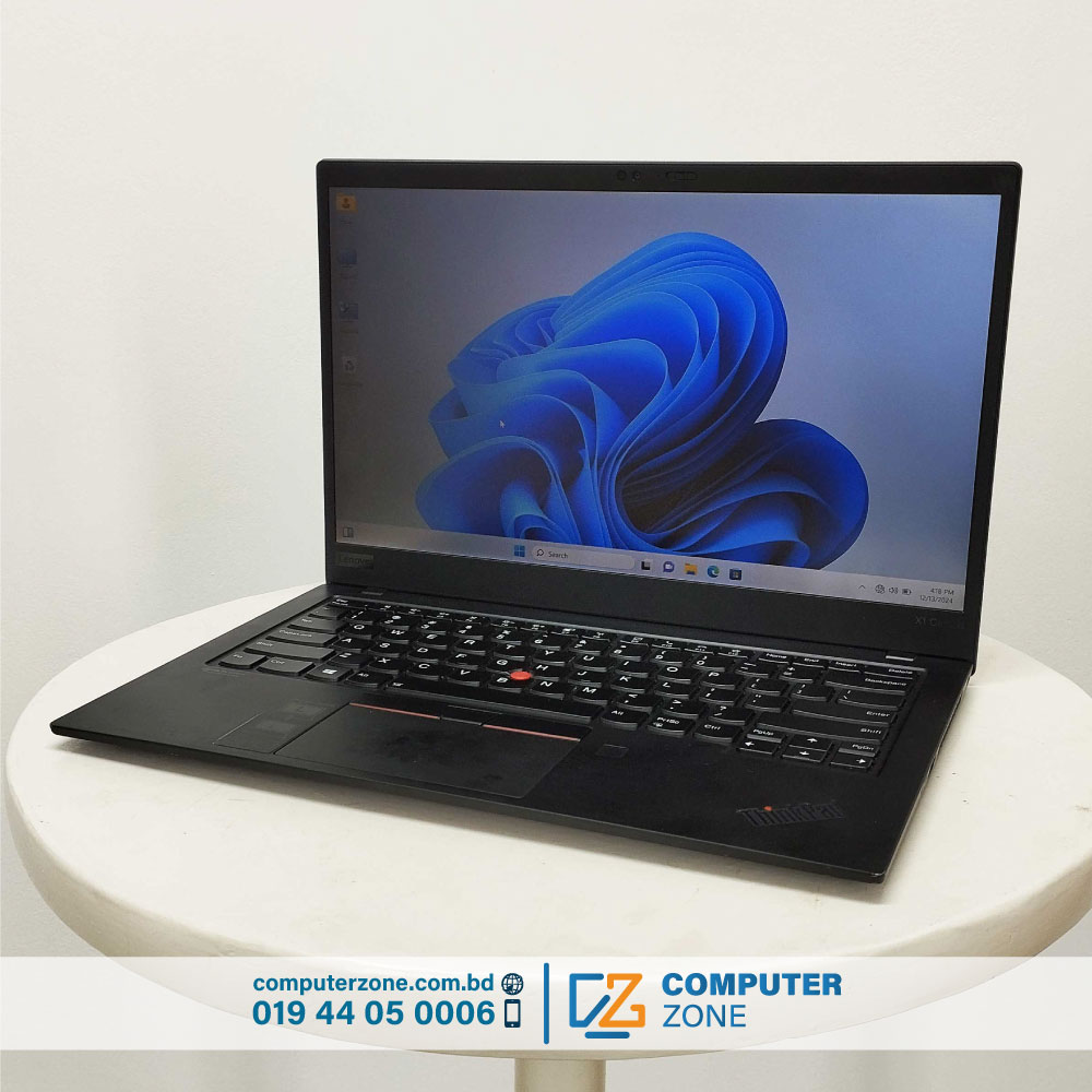 Lenovo ThinkPad X1 Carbon Gen 8, 10th Gen Core i5 Processor, 16GB RAM, 256GB SSD, 14 Inch FHD Display