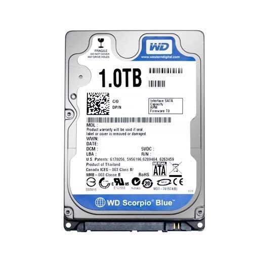 WD 1TB 2.5″ SATA Internal Laptop HDD (New)